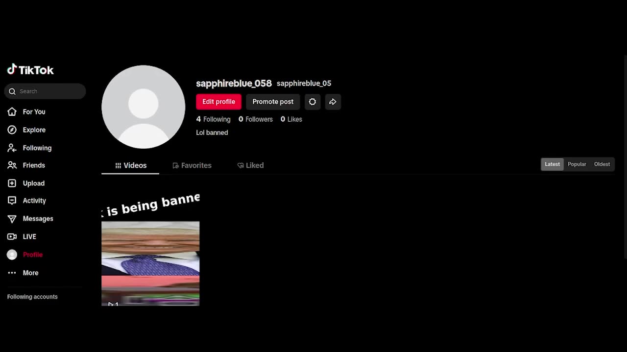 TikTok gets banned in real time