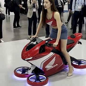 Future Honda Hover Bike Demo Stuns the Japan Expo 2025 Crowd!