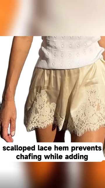 Amiblvowa Women Satin Silk Lace Shorts Low
