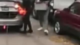 Suspects Seen Stealing Property from Van in Broad Daylight
