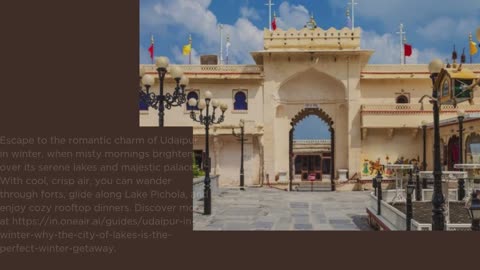 Udaipur Winter Getaway - in.oneair.ai