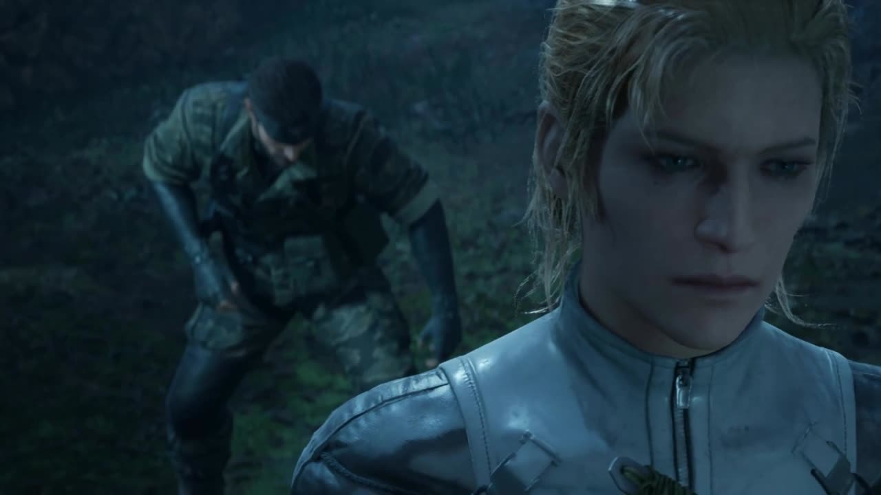 Big Boss trashing Snake for the second time.