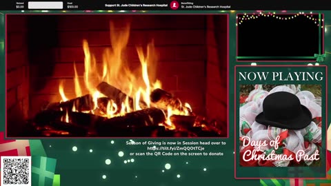 Yule Log (Holiday & Easy Listening Music) - St. Jude Fundraiser