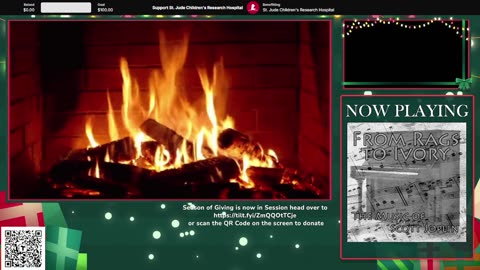 Yule Log (Holiday & Easy Listening Music) - St. Jude Fundraiser