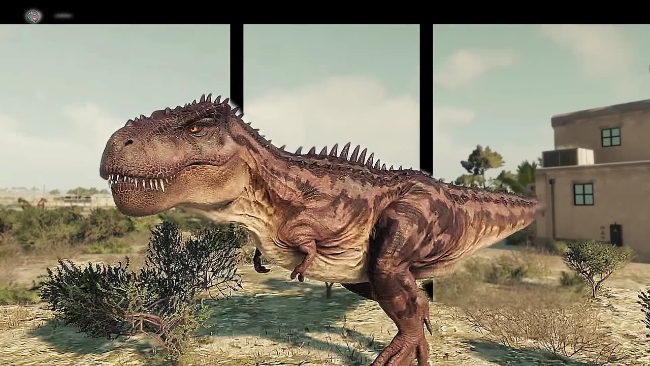 3D Without Glasses Jurassic Park Rampage