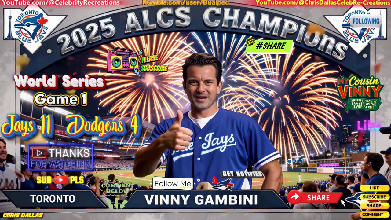 World Series Beatdown Game 1! Dodgers Get Torched! Dodgers Fans Crying! Jays in 7 Or Less!