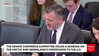 JUST IN- Ted Cruz Makes The Case For For U.S. To Acquire Greenland As Championed By Trump