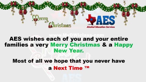 AES will be closed for the Christmas & New Year holidays