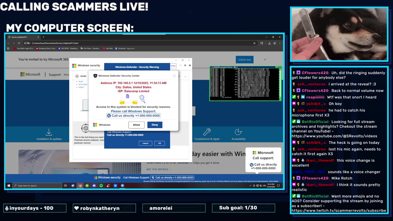 December 10th Scambait Stream!