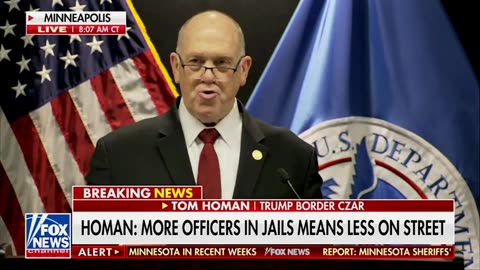 Tom Homan Says 700 Federal Agents Are Leaving Minnesota