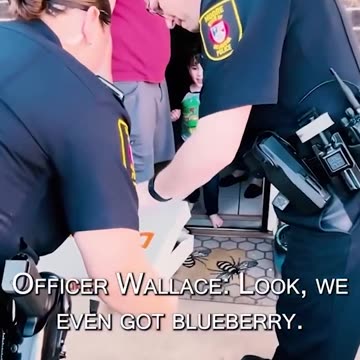 Antidote to politics, nice move by Police.