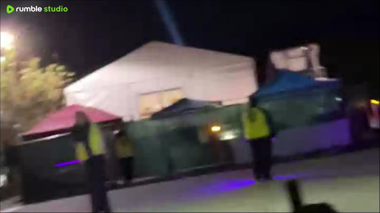 running fades on the clock (parking attendant at the hollywood bowl!)
