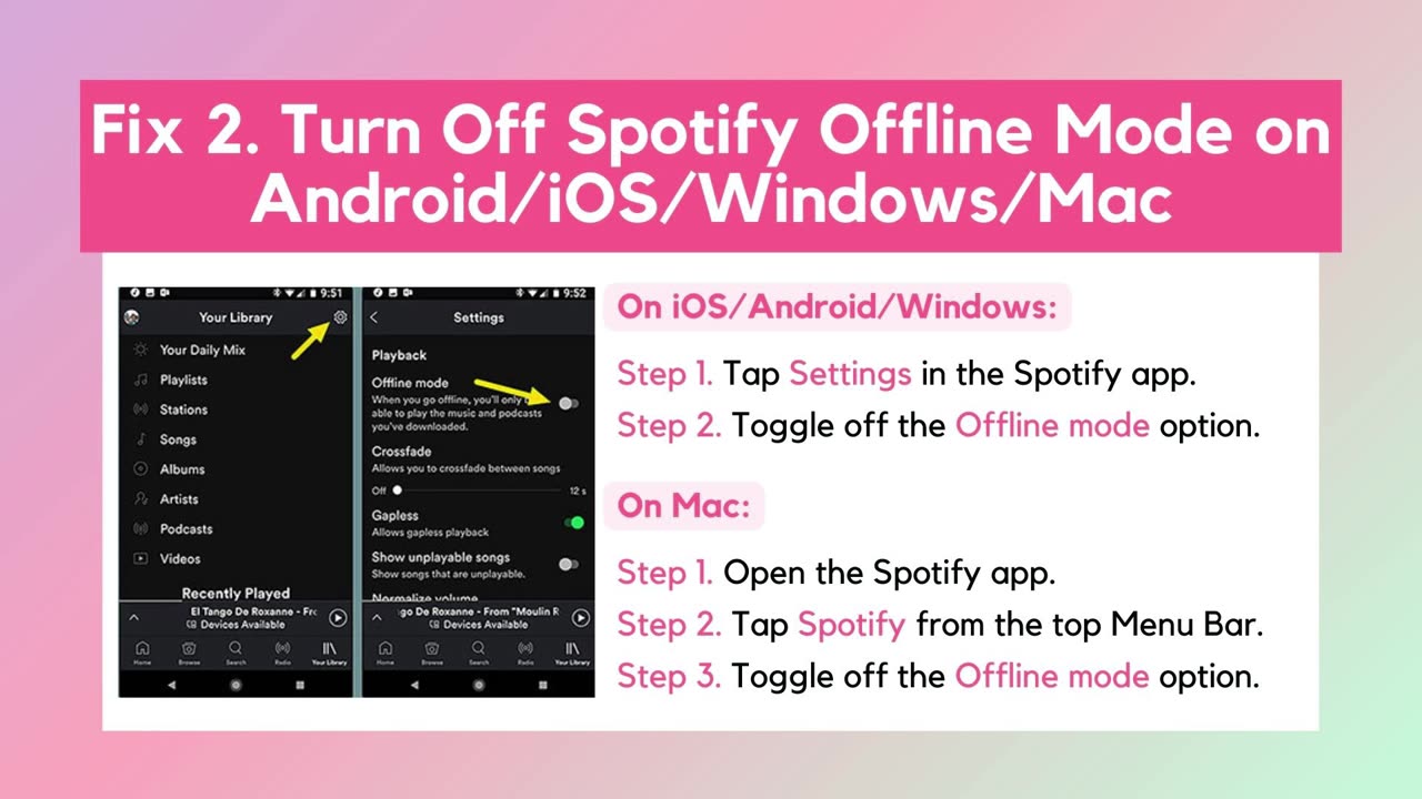 How to Fix Spotify Keeps Saying Offline Issue