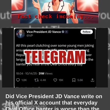 Fact Check: JD Vance Did NOT Write On X Oval Office Banter Is Worse Than Young Republicans' Messages