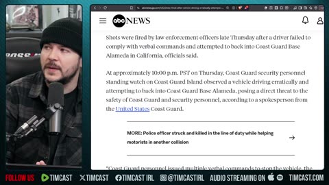 Leftist TERROR ATTACK On Coast Guard, SHOTS FIRED, This Is INSANE | Tim Pool