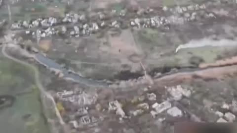 Footage of a Russian Glide Bomb Bouncing Before Exploding