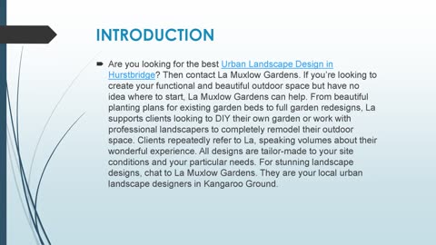 Best Urban Landscape Design in Hurstbridge