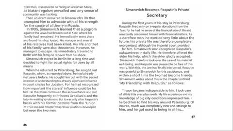 Rasputin Tool of The Jews by Dr Rudolph Kummer 1939 - very important book! - Part 2