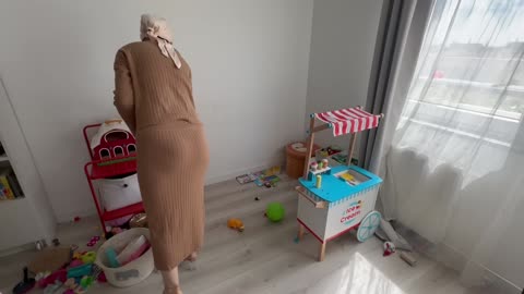 Başörtüsüyle Salon Temizliği ｜ Evde Temizlik ve Huzur #cleaning #vlog #temizlik