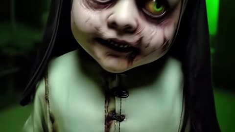 😱👻 Isn't This Baby Nun the Cutest? Until You Realize What's Wrong... #Cursed #Scary | TheHauntingHou