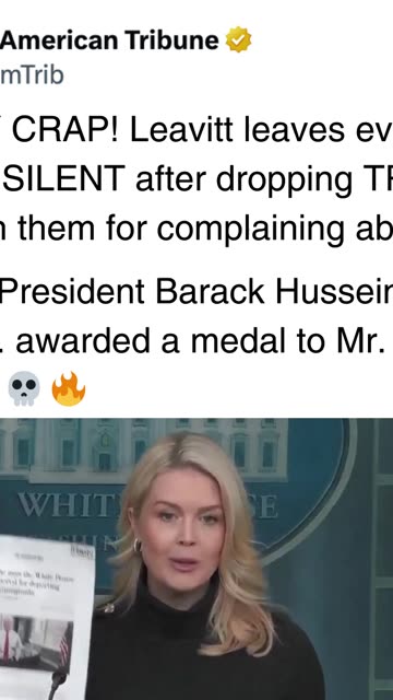 Leavitt Brings the Receipts to Totally Demolish Woke Reporters