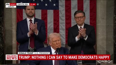 Donald Trupm rips into Democrats for refusing to celebrate US
