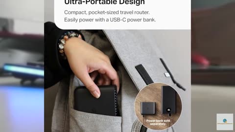 TP-Link Ultra-Portable Wi-Fi 6 AX1500 Travel Router TL-WR1502X | Easy Public WiF