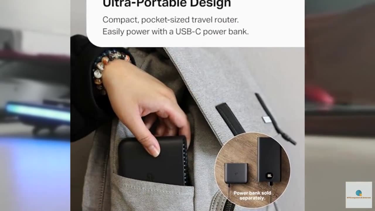 TP-Link Ultra-Portable Wi-Fi 6 AX1500 Travel Router TL-WR1502X | Easy Public WiF