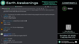 Earth Awakenings - Livestream 1 - #4074 - Live on Rumble/Youtube/X-Twitter/Twitch