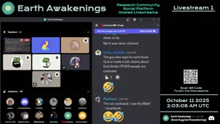 Earth Awakenings - Livestream 1 - #4074 - Live on Rumble/Youtube/X-Twitter/Twitch
