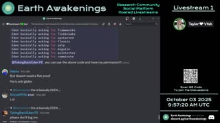 Earth Awakenings - Livestream 1 - #4060 - Live on Rumble/Youtube/X-Twitter/Twitch
