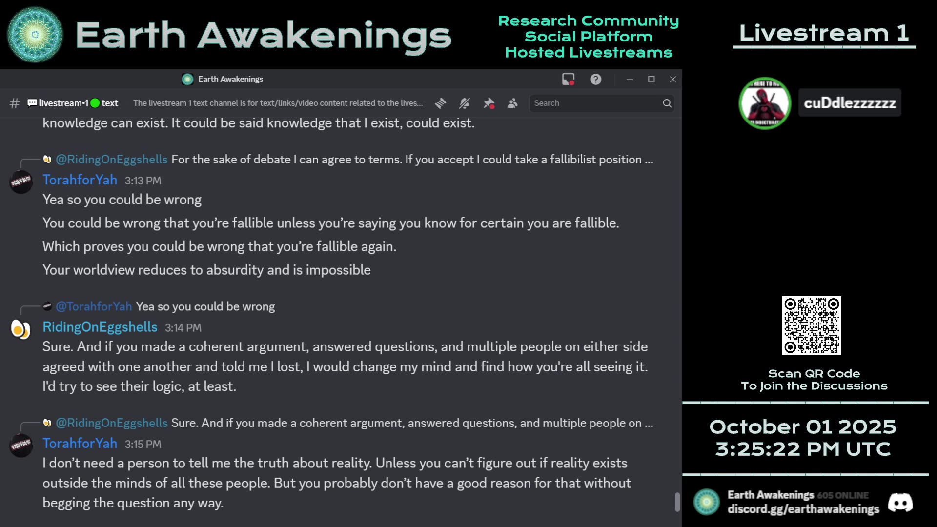 Earth Awakenings - Livestream 1