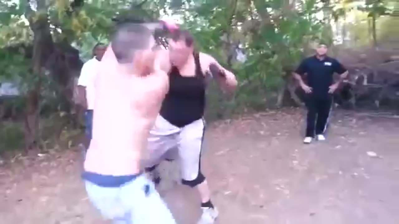 Knock out caught on camera