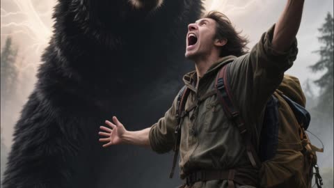 if you lock eyes with a bear.
