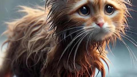 Heartbreaking Moment: Sad Cat's Emotional Journey #sad video #miawmiaw #catsong