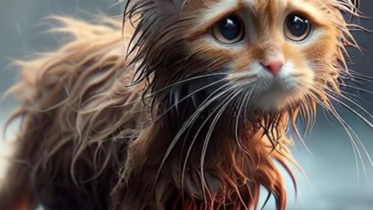 Heartbreaking Moment: Sad Cat's Emotional Journey #sad video #miawmiaw #catsong