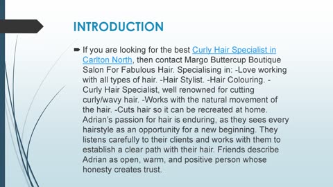 Best Curly Hair Specialist in Carlton North