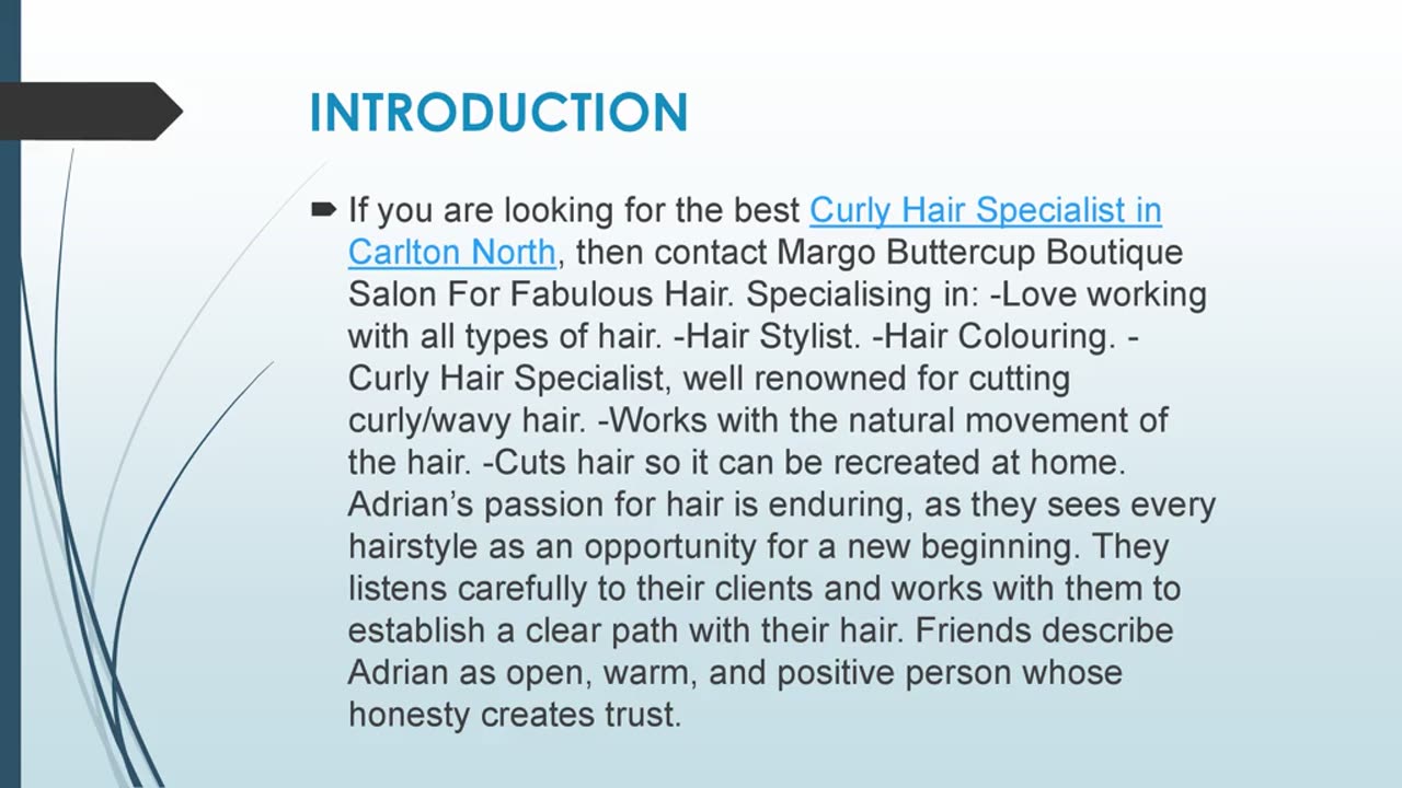 Best Curly Hair Specialist in Carlton North