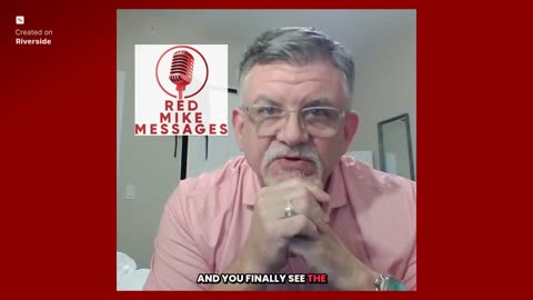 Red Mike Messages: The Day You Realize No One Is Coming to Save You