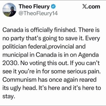 Theo Fleury: Canada is officially finished. There is no party that's going to save it.