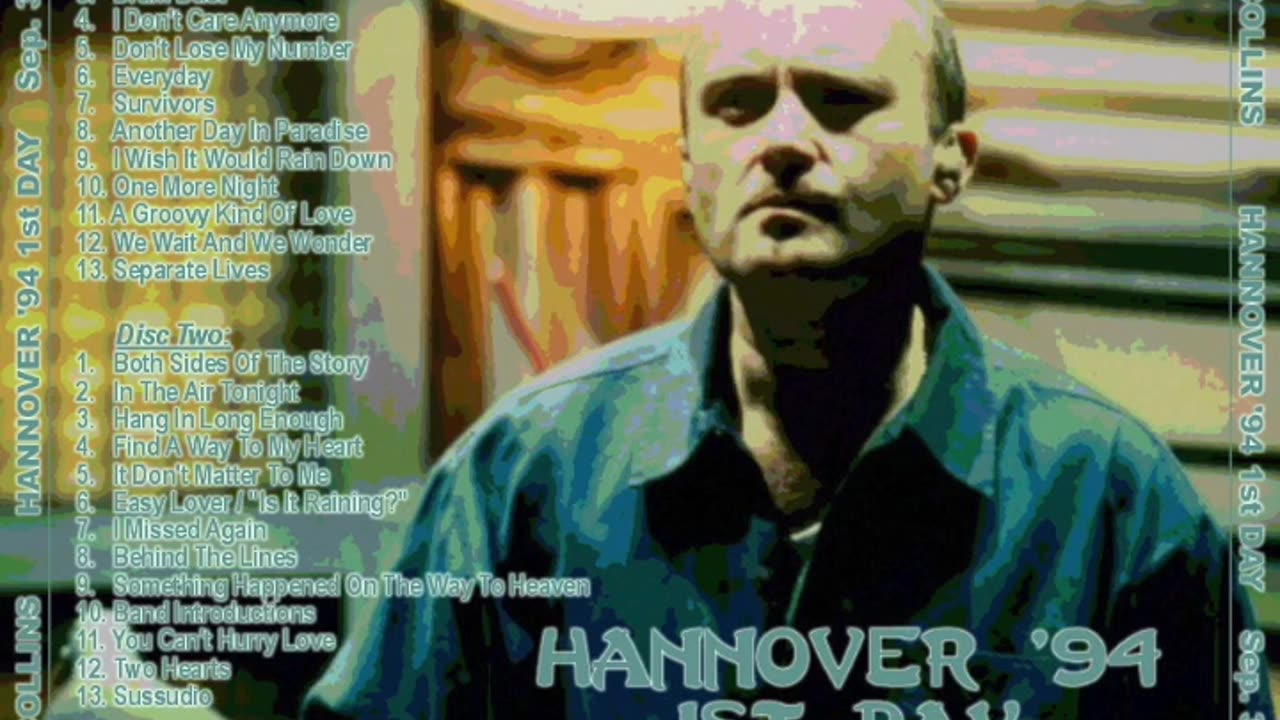 Phil Collins - Live - 1994.09.03 - Hannover - Both Sides Tour