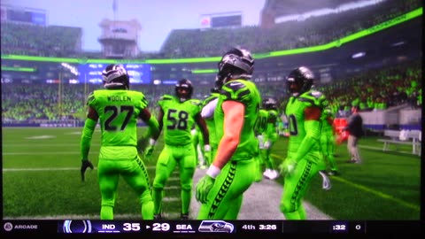 Madden: Indianapolis Colts vs Seattle Seahawks (Touchdowns)