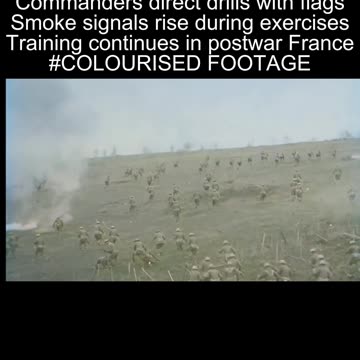 Incredible Post-Armistice Training Of American 35th Division France 1919