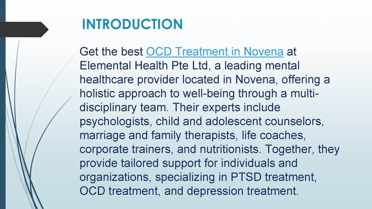 Get the best OCD Treatment in Novena