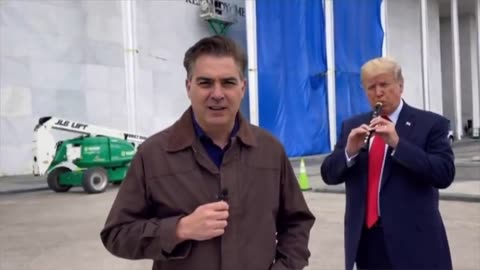 🟢 Donald Trump Plays The Recorder (Badly) Over a Crying Jim Acosta