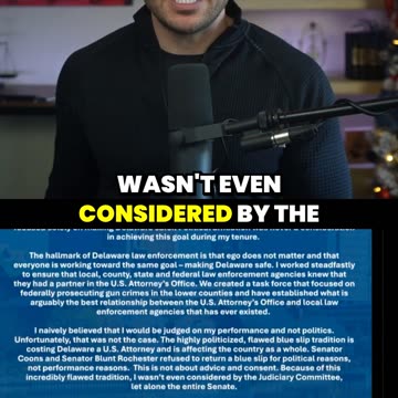 Top Delaware U.S. Attorney RESIGNS Over DOJ Politics