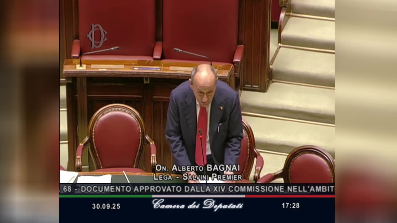 🔴On Alberto Bagnai in Aula sulla modifica del quadro per il conseguimento della neutralità climatica