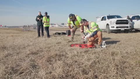 NTSB B-Roll - Investigators Conducting Drone Operations at DCA