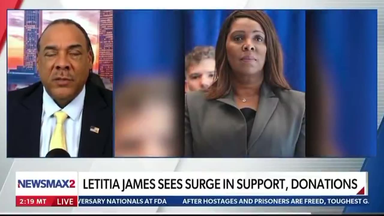 Letitia a.k.a. “Peekaboo” James who ran on a “get Trump” campaign is now...