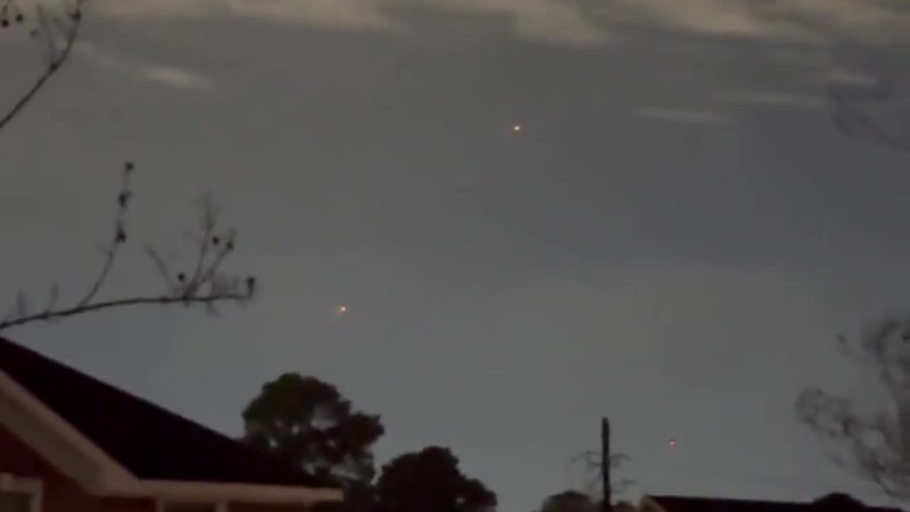 UFOs or Drones Spotted In Houston Texas